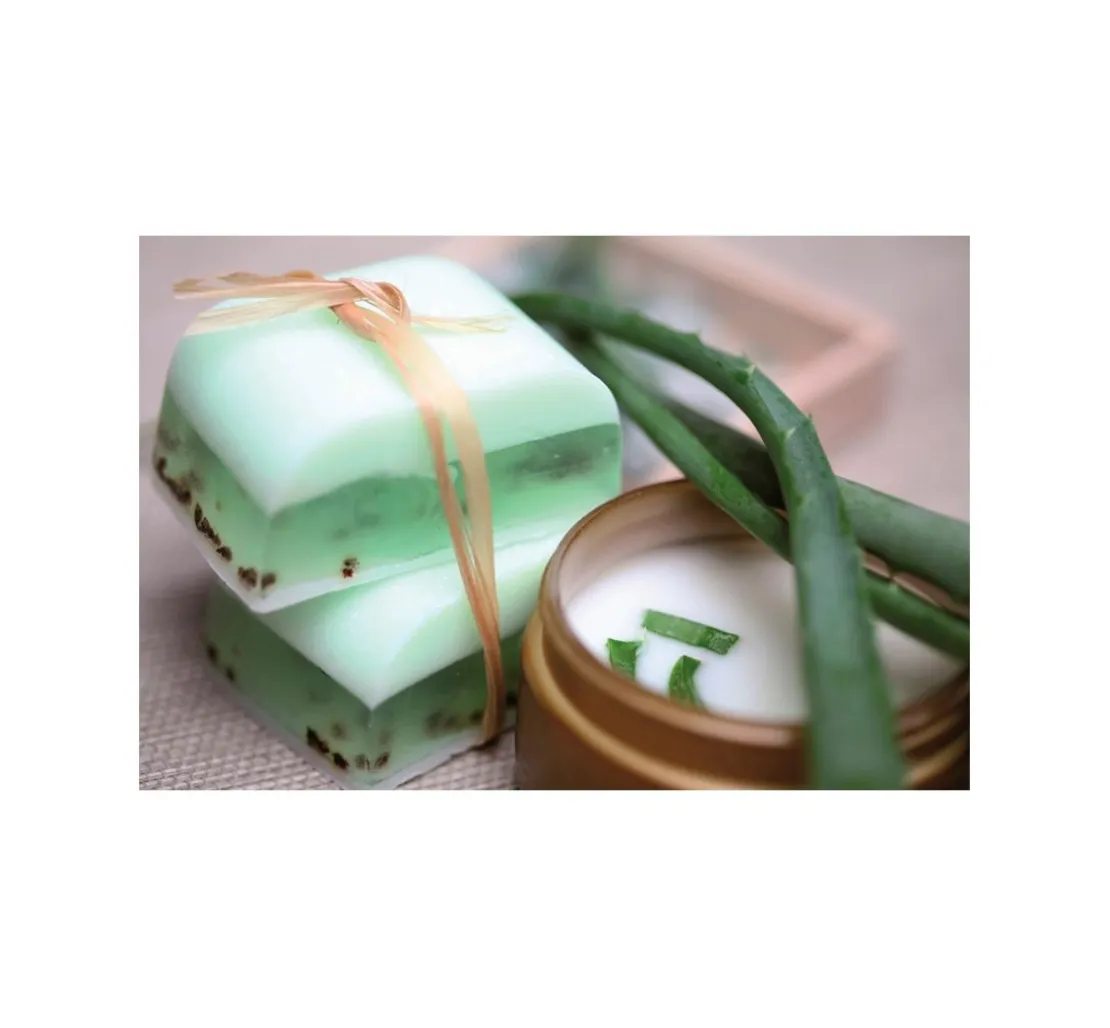 Glycerin Öko-Gießseife "Aloe Vera", transparent