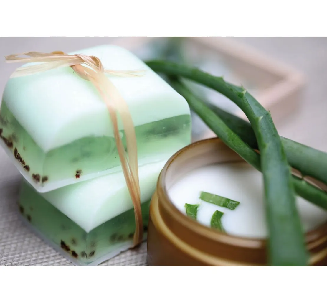 Glycerin Öko-Gießseife "Aloe Vera", transparent