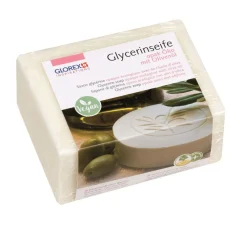 Glycerin Öko-Gießseife "Olivenöl", Opak