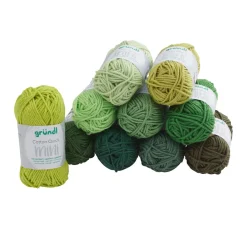 Gründl Cotton Quick Mini "Shades of Green"