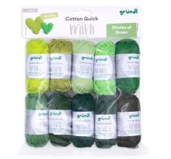 Gründl Cotton Quick Mini "Shades of Green"