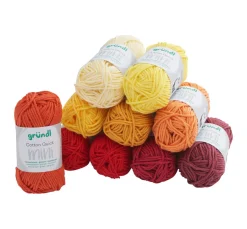 Gründl Cotton Quick Mini "Shades of Yellow and Red"