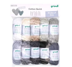 Gründl Cotton Quick Mini "Shades of Grey"