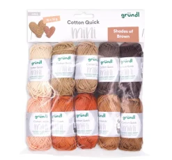 Gründl Cotton Quick Mini "Shades of Brown"