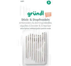 Gründl Stick- und Stopfnadeln ohne Spitze