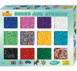 Hama-Sortierbox mit ca. 9.600 Perlen
