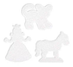 Hama-Stiftplatten "Tiere und Prinzessin"