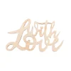 Holz Schriftzug Mini "With Love"