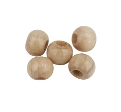 Holzperlen, Ø 4 mm, ca. 165 Stück