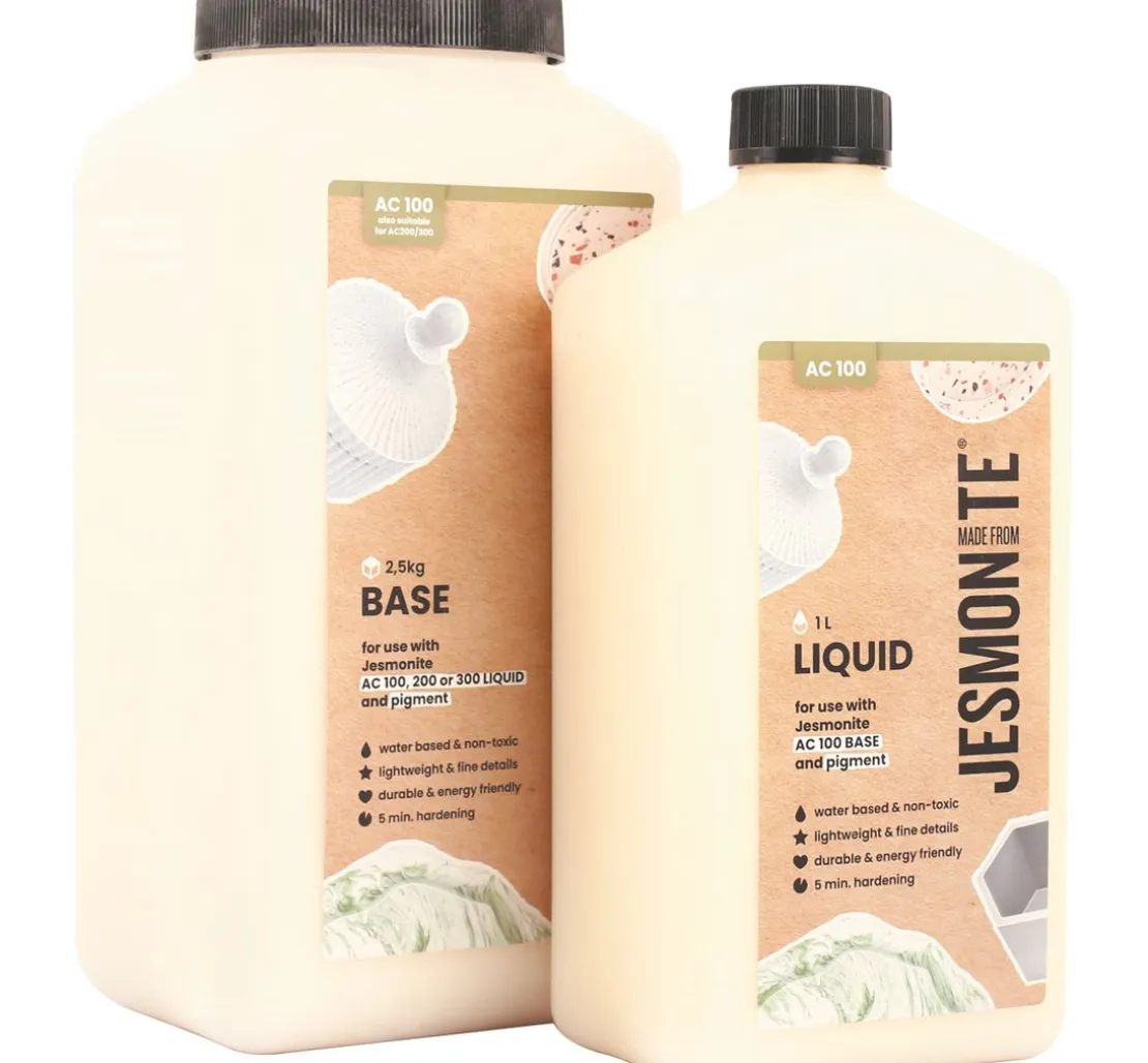 Jesmonite AC 100 Duoset " 1L Liquid + 2,5 KG Base"