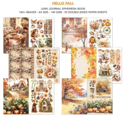Junk Journal & Ephemera Book "Hello Fall"