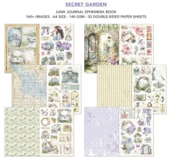 Junk Journal & Ephemera Book "Secret Garden"