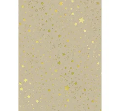 Karton-Block "Sterne" Gold/Silber