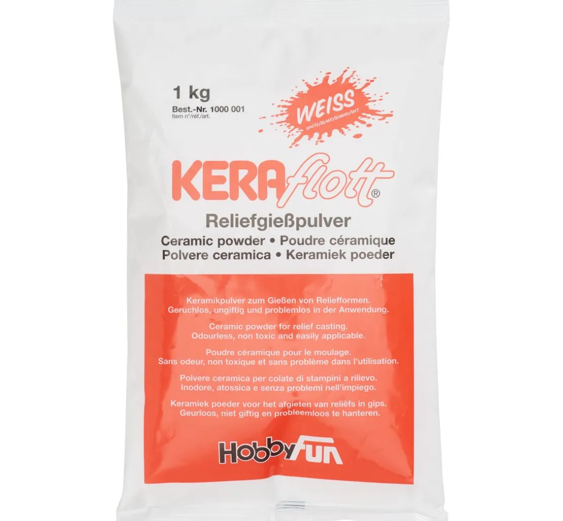 Keraflott Reliefgießmasse, Weiß