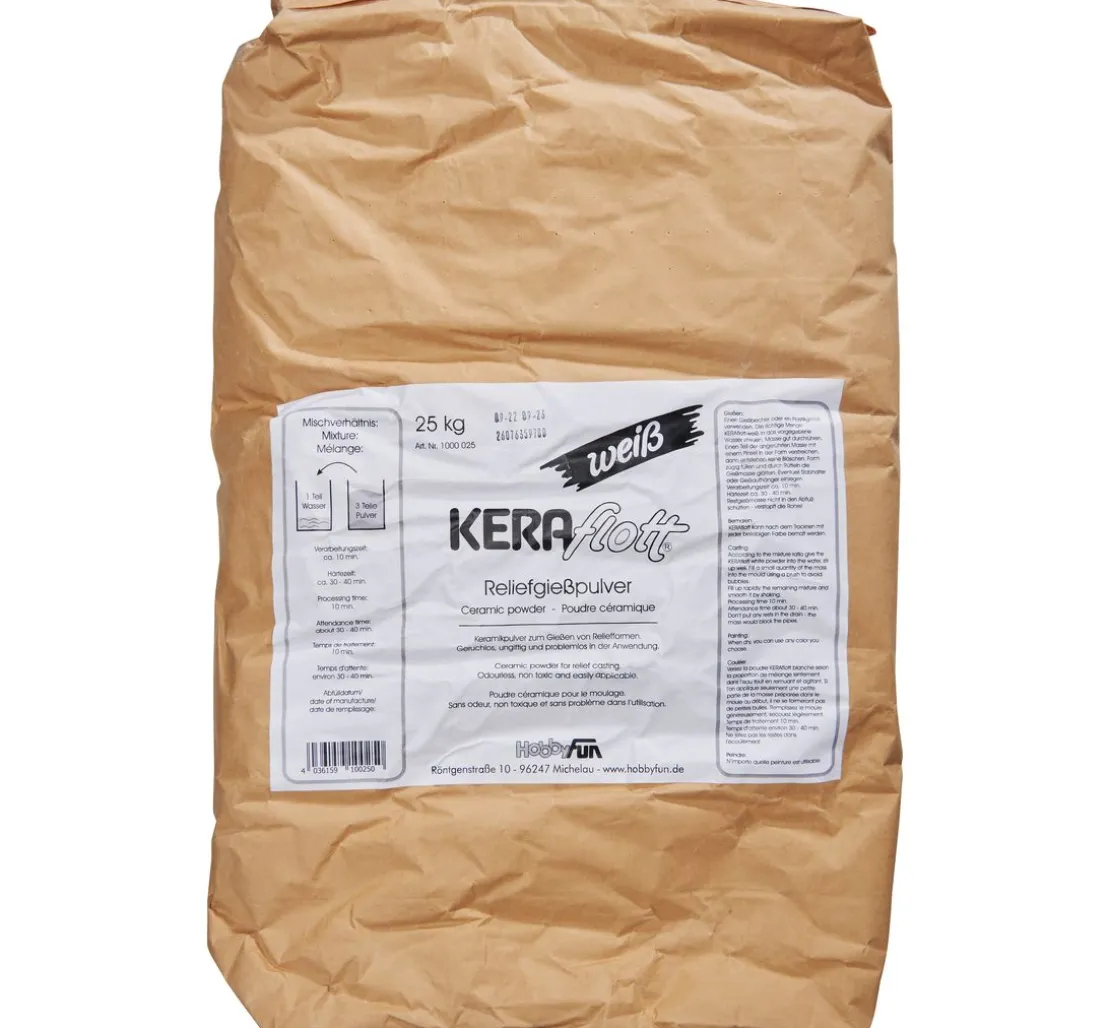 Keraflott Reliefgießmasse, Weiß
