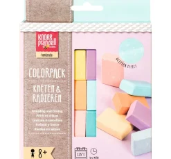 Kneten & Radieren Farbset "Pastell"
