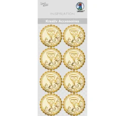 Kreativ-Accessoires "Kelch gold"