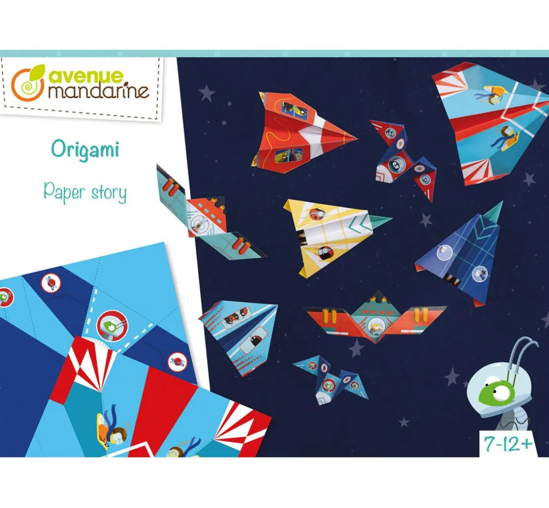Kreativ-Box Origami "Flugzeuge und Raketen"