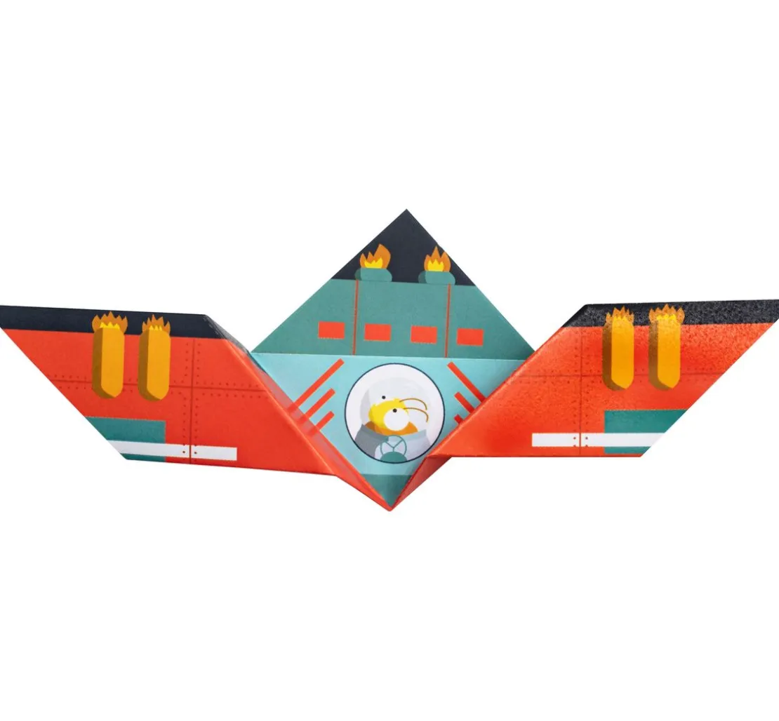 Kreativ-Box Origami "Flugzeuge und Raketen"