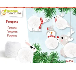 Kreativ-Box "Pompon Weihnachtsanhänger"
