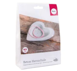 Kreativ-Set "Beton Herzschale"