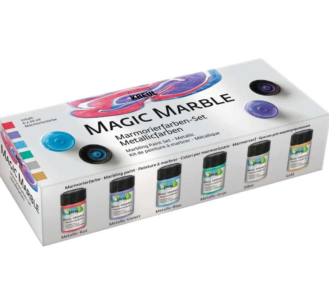 KREUL Magic Marble Set "Metallic"