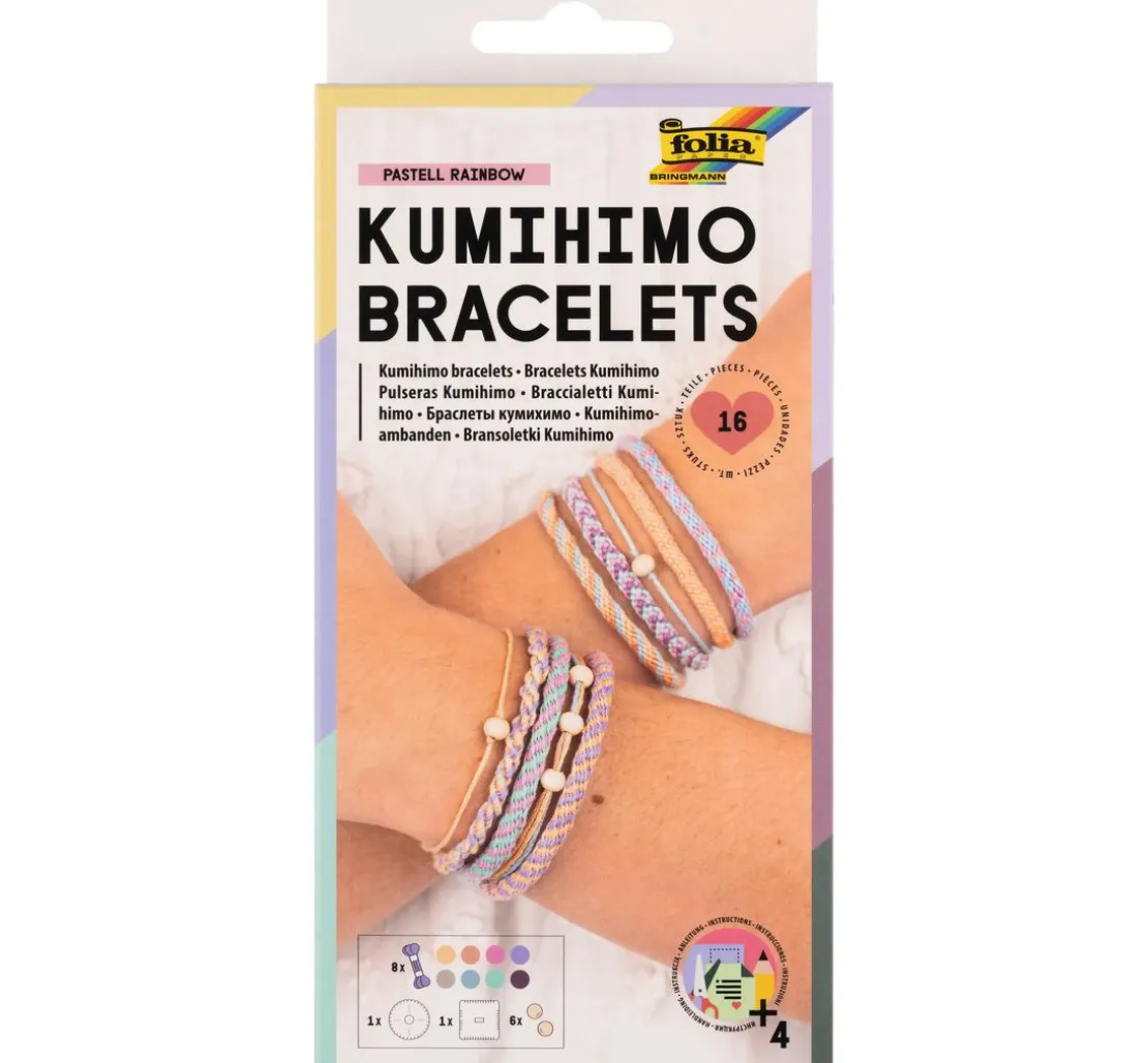 Kumihimo Bastelset "Armbänder"