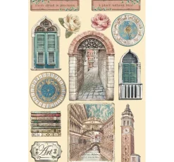 Lasercut-Motive "Venice City of Art"