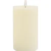 LED-Echtwachskerze "12,5 x 7,5 cm", mit Timer