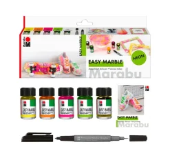 Marabu EASY MARBLE-Set "NEON"