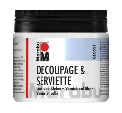 Marabu-Serviettenlack + Kleber, glänzend, 500ml