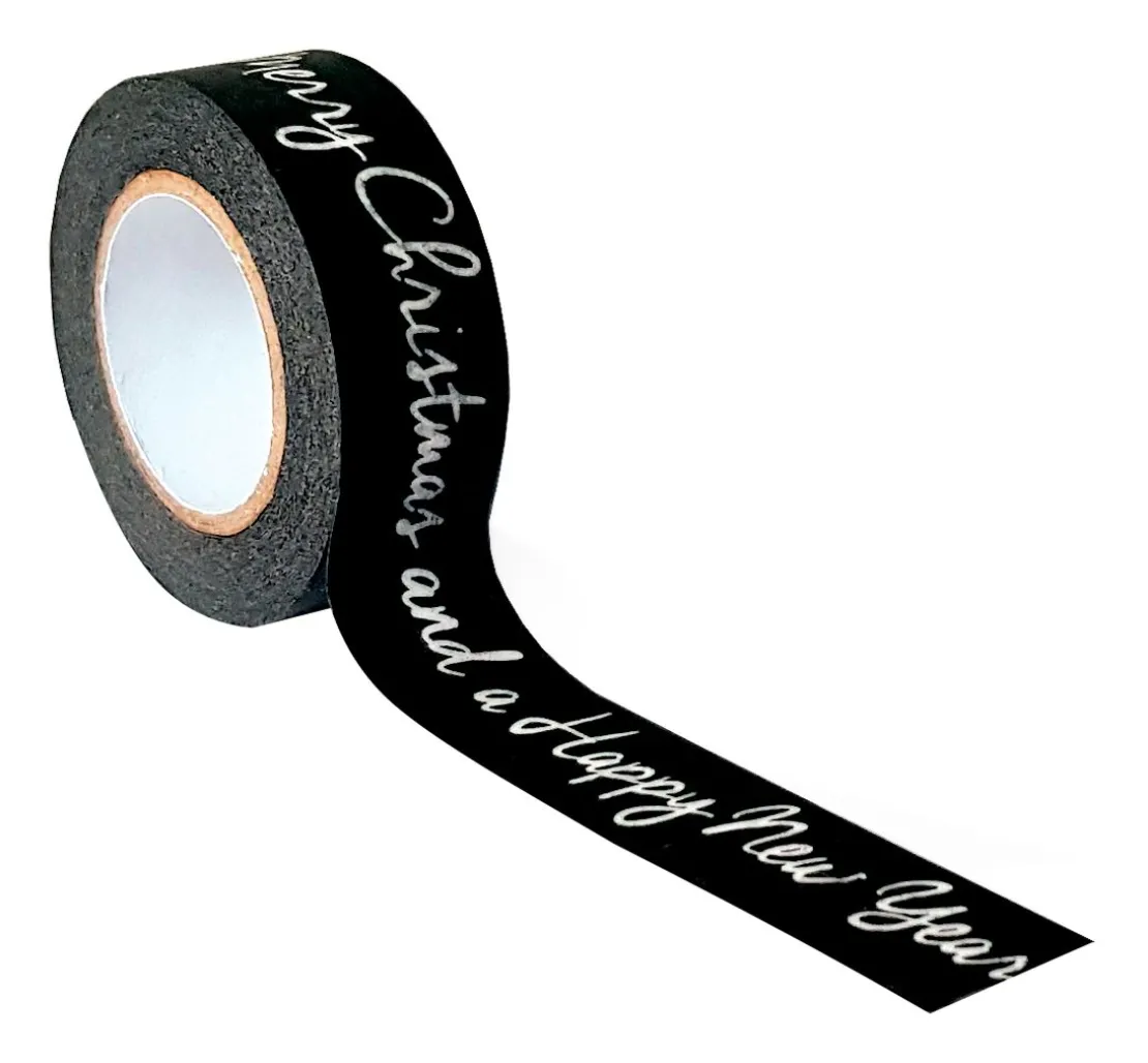 Masking Tape "Merry Christmas & Happy New Year"