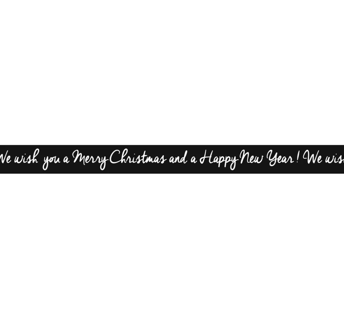 Masking Tape "Merry Christmas & Happy New Year"
