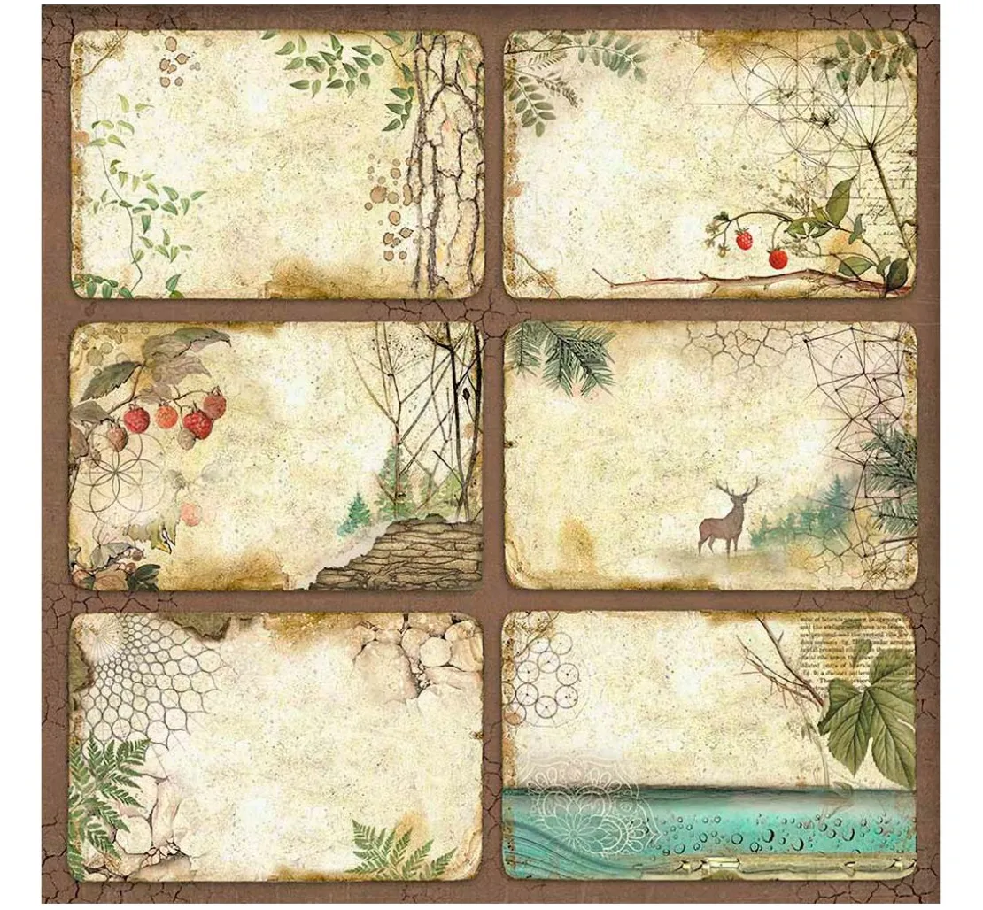 Maxi Scrapbook-Block "Forest"