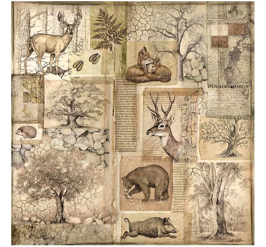 Maxi Scrapbook-Block "Forest"