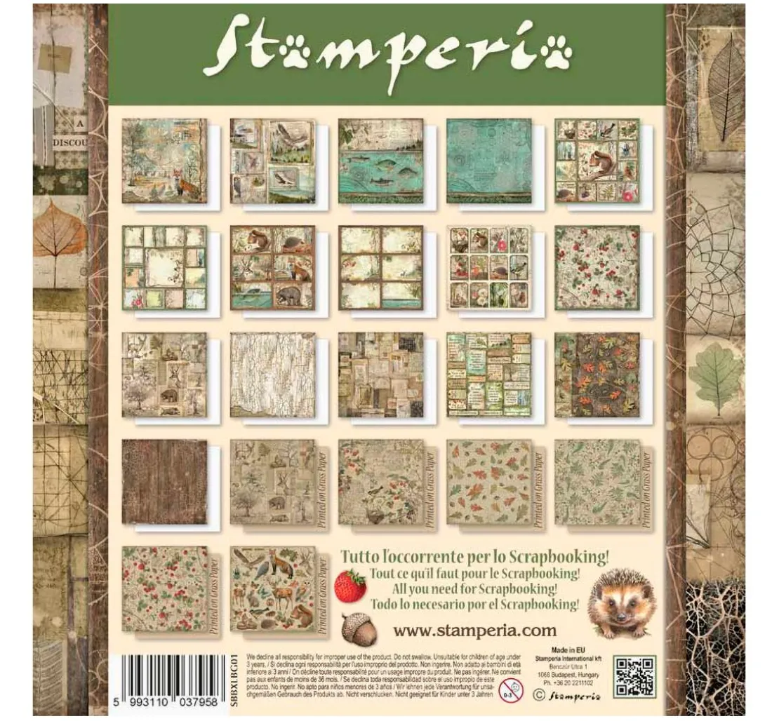 Maxi Scrapbook-Block "Forest"