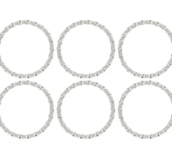 Metall Ring gedreht