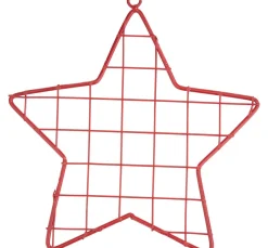 Metallring Stern "Gitter"