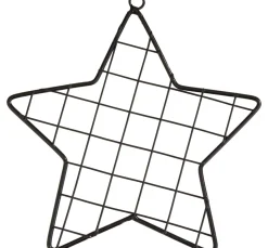Metallring Stern "Gitter"