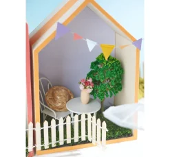 Mini-Sitzgruppe 3tlg., weiß,2 Stühle+1Tisch
