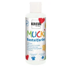 MUCKI Bastelfarbe, 6er Set à 80 ml