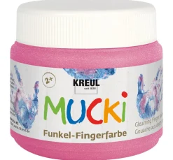 MUCKI Funkel-Fingerfarbe, 4er-Set