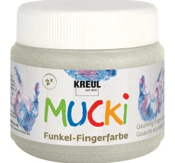 MUCKI Funkel-Fingerfarbe, 4er-Set