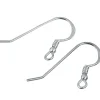Ohrhaken mit Feder, 925er Sterling-Silber