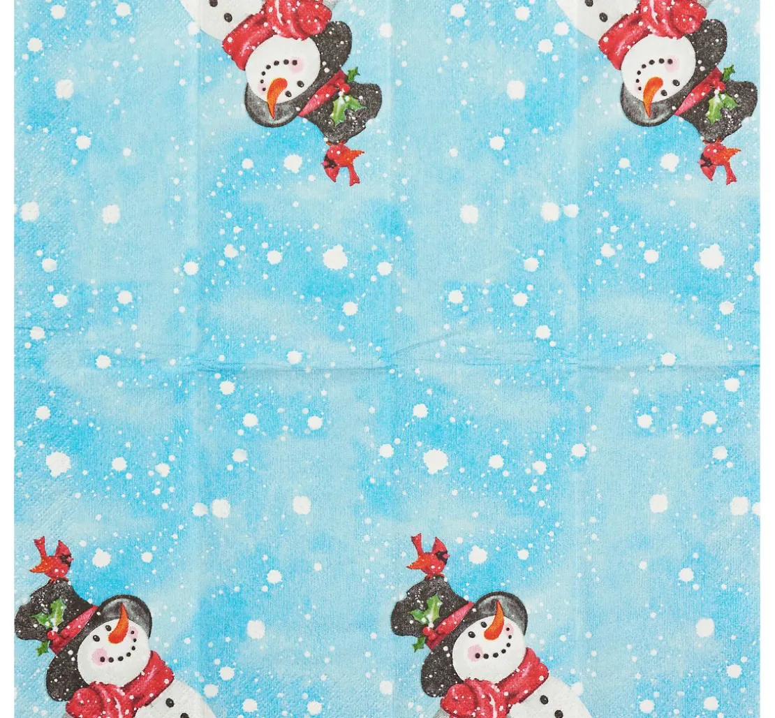 Papiertaschentücher "Happy Snowman"