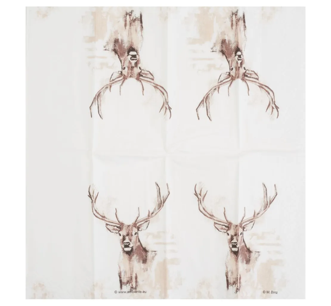 Papiertaschentücher "Hirsch mit Geweih"
