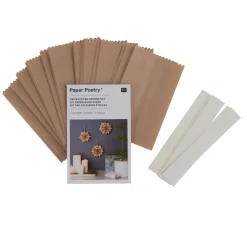 Papiertüten Sterne-Set, klein, Braun