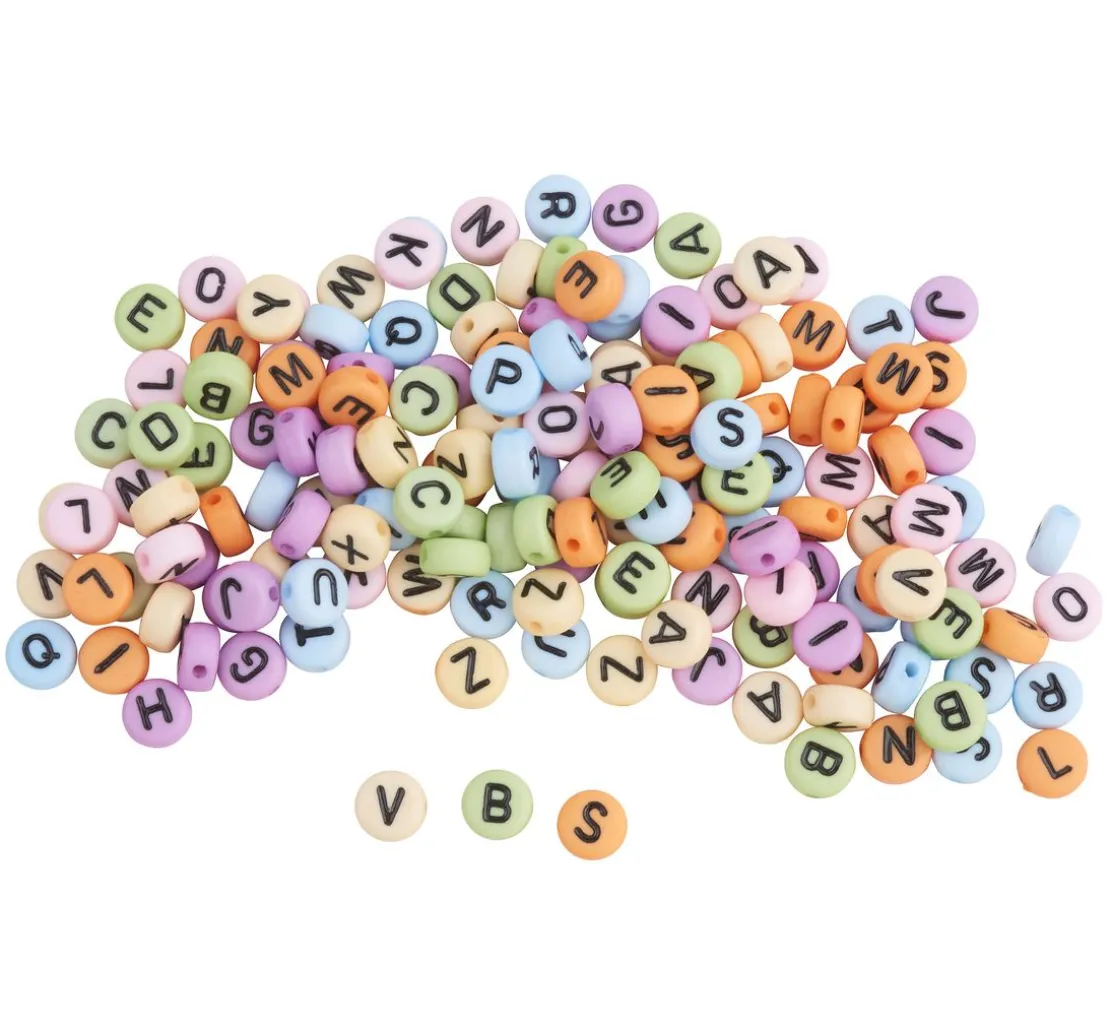 Perlen-Buchstaben Set, Rund