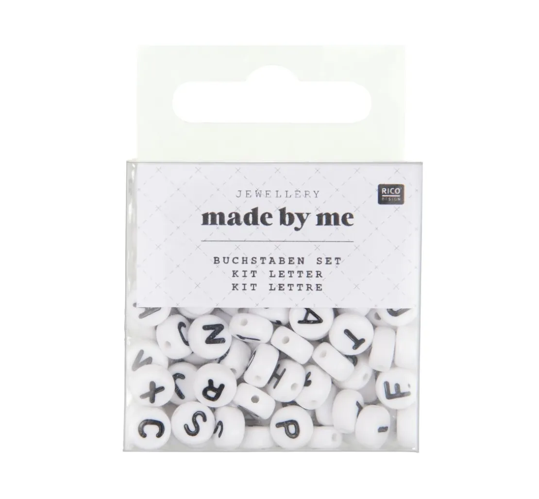 Perlen-Buchstaben Set, Rund
