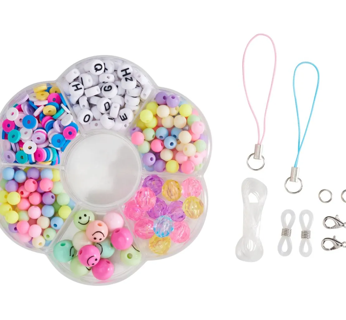 Phone Charms Set "Rainbow Smile"